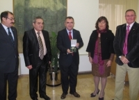 El delegado de la AVT en Murcia se reúne con el consejero de Presidencia de la Región de Murcia